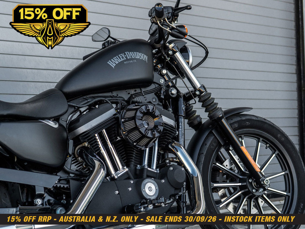 10-Gauge Air Cleaner Kit - Black. Fits Touring 2017-2024 & Softail 2018-2024