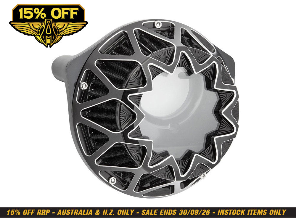 Crossfire Air Cleaner Kit - Contrast Cut. Fits Touring 2017-2024 & Softail 2018-2024