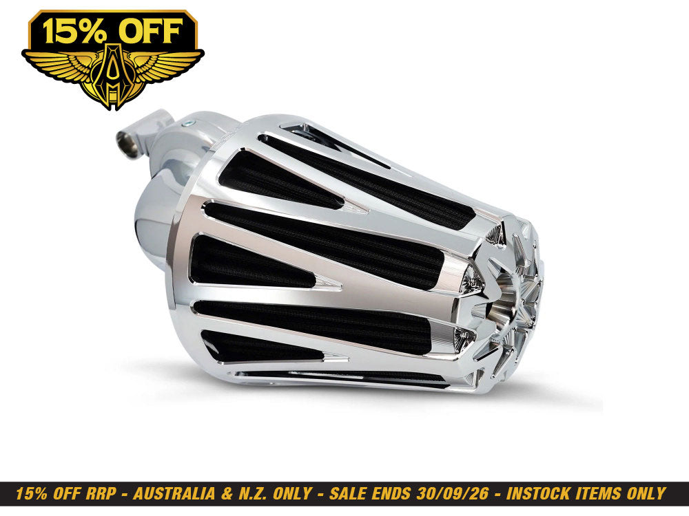 Monster Sucker Crossfire Air Filter Cover - Chrome.