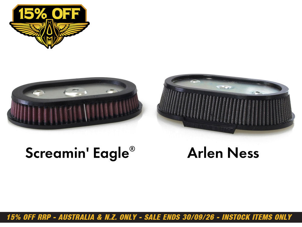 High Flow Air Filter Element. Fits Milwaukee-Eight 2017-2024 with Ventilator/Oval Air Cleaner