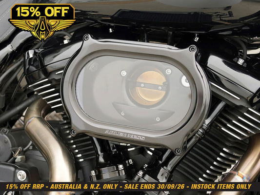 Method Oval Performance Air Cleaner Kit - Black. Fits CVO Touring 2023up, Street Glide & Road Glide 2024up, Touring 2025up & Softail 2025up