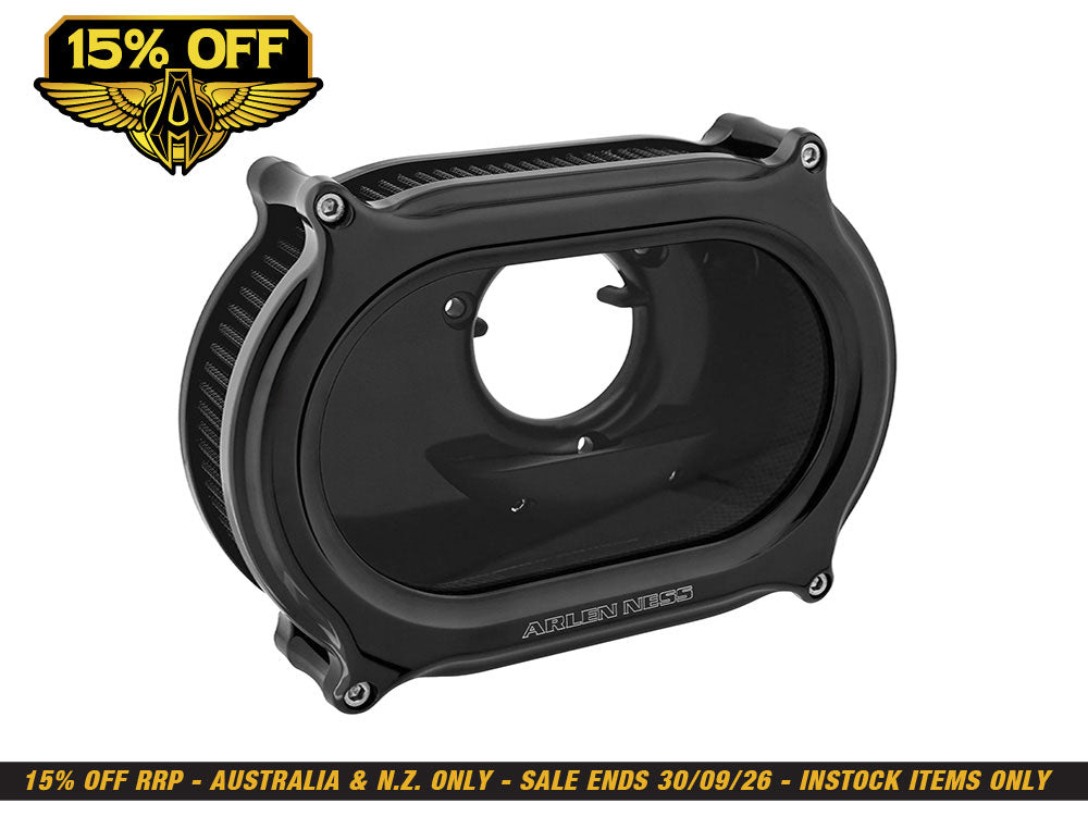 Method Oval Performance Air Cleaner Kit - Black. Fits CVO Touring 2023up, Street Glide & Road Glide 2024up, Touring 2025up & Softail 2025up