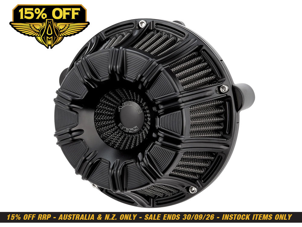 10-Gauge Air Cleaner Kit - Black. Fits CVO Touring 2023up, Street Glide & Road Glide 2024up, Touring 2025up & Softail 2025up