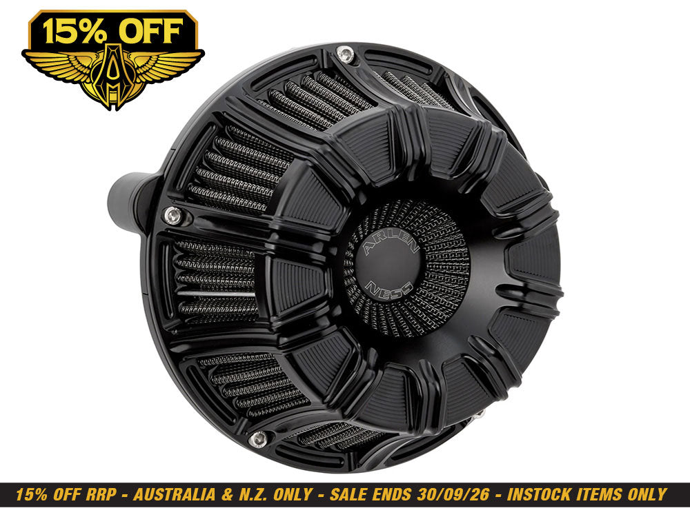 10-Gauge Air Cleaner Kit - Black. Fits CVO Touring 2023up, Street Glide & Road Glide 2024up, Touring 2025up & Softail 2025up
