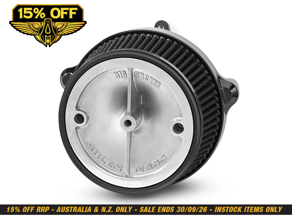 Stage 1 Big Sucker Air Cleaner Kit - Black. Fits CVO Touring 2023up, Street Glide & Road Glide 2024up, Touring 2025up & Softail 2025up