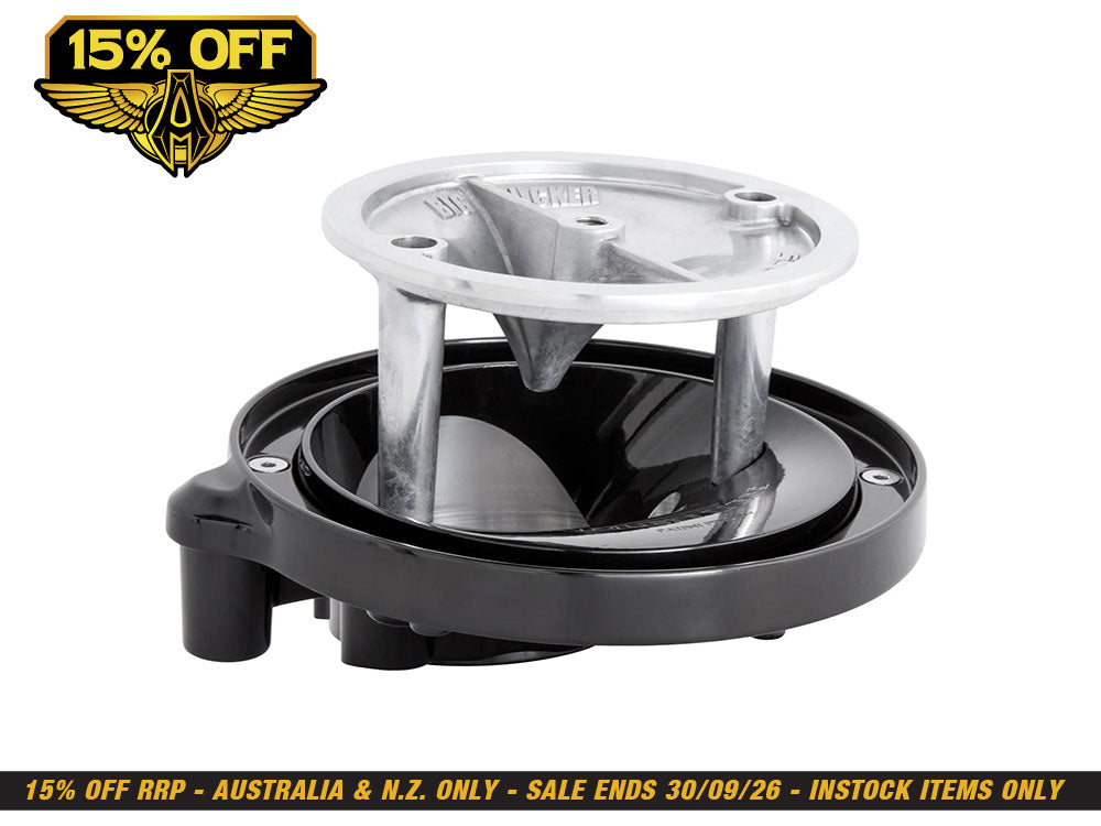 Stage 1 Big Sucker Air Cleaner Kit - Black. Fits CVO Touring 2023up, Street Glide & Road Glide 2024up, Touring 2025up & Softail 2025up