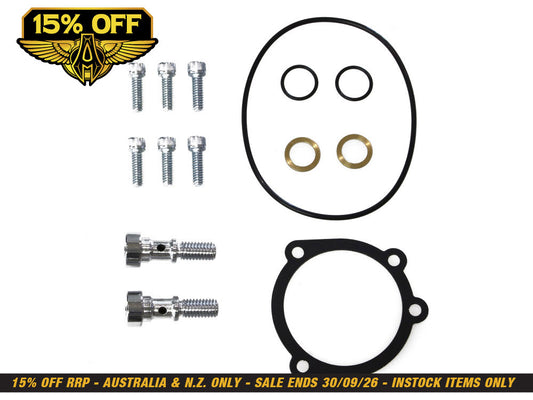 Monster/Velocity Air Cleaner Hardware Kit. Fits Softail 2000-2015, Dyna 1999-2017 & Touring 1999-2007