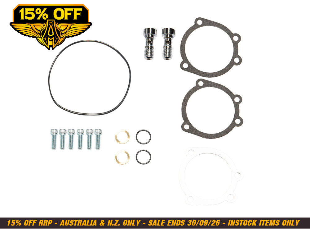 Monster/Velocity Air Cleaner Hardware Kit. Fits Sportster 1988-2021.