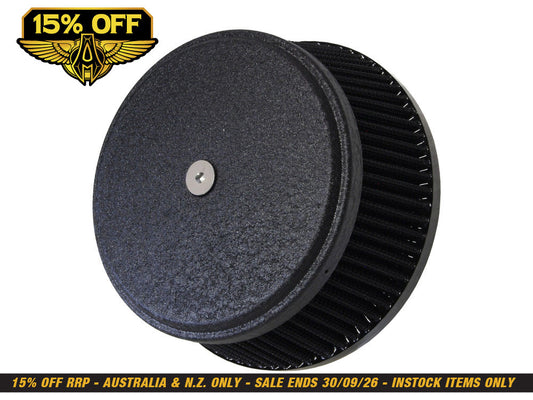 High Flow Air Cleaner Kit - Black. Fits Indian Touring & Cruiser 2014up with 111ci or 116ci Thunderstroke Engines