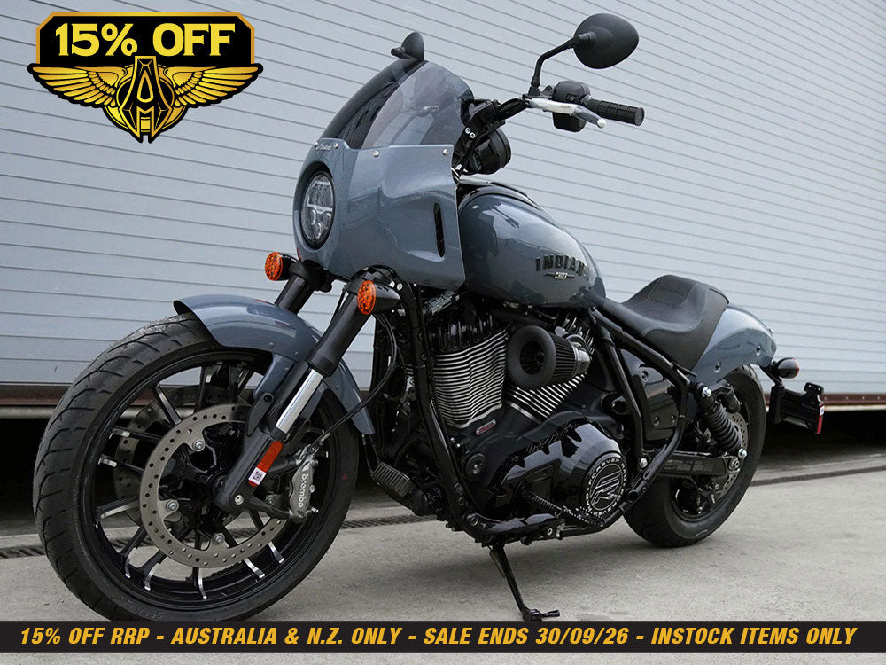 90 Degree Velocity Air Cleaner Kit - Black. Fits Indian Touring & Cruiser 2014up with 111ci or 116ci Thunderstroke Engines.