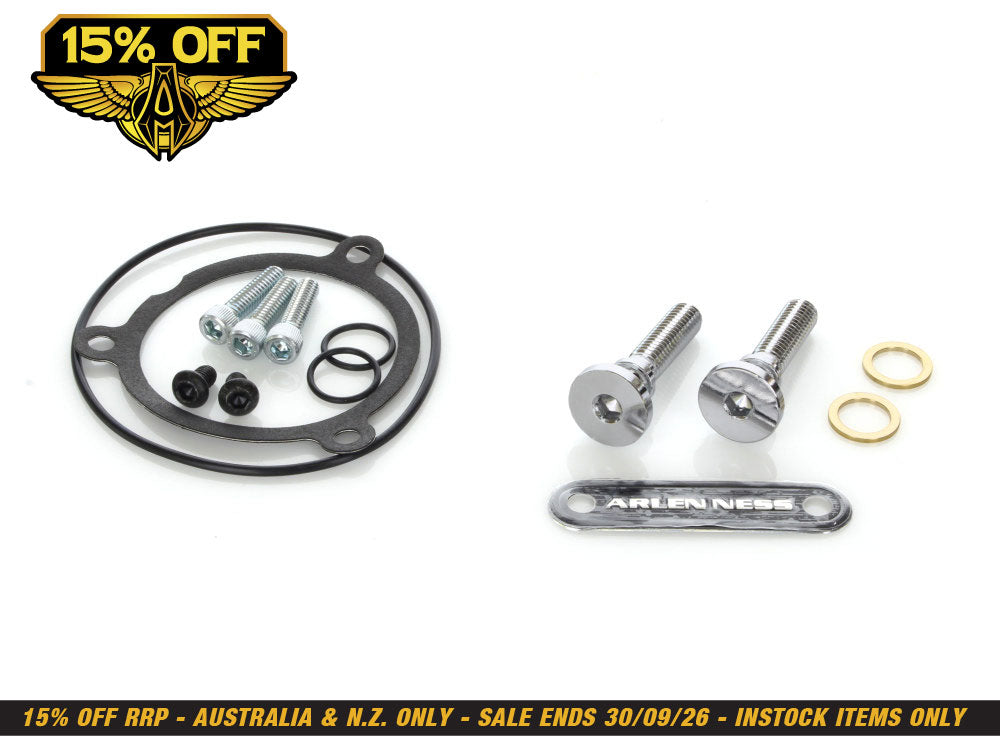 Velocity 65 Degree Air Cleaner Kit - Black. Fits Touring 2017-2024 & Softail 2018-2024