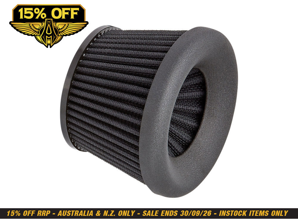 Air Filter Element - Black Trim. Fits Arlen Ness 65° & 90° Velocity Air Cleaners