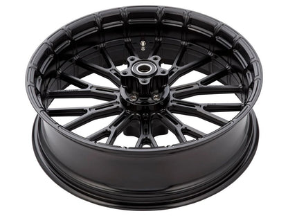 19in. x 3.25in. & 18in. x 5.5in. Y-Spoke Complete Wheel Set - Black. Fits Low Rider S 2020up & Low Rider ST 2022up