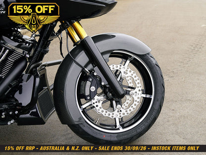 18in. x 5.5in. Fat Factory 24 Replica Wheel - Gloss Black. Fits Touring 2024up