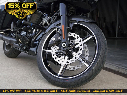 21in. x 3.5in. Factory 24 Replica Wheel - Gloss Black. Fits Touring 2024up