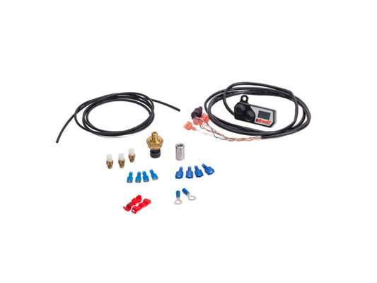 Handlebar Control Switch with LED Gauge - Black. Fits Bikes with Air Suspension.