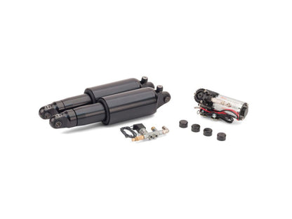 Adjustable Rear Air Shock Absorbers - Black. Fits Touring 2009up.