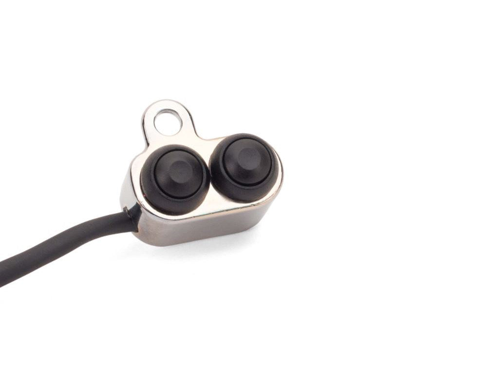 Adjustable Rear Air Shock Absorbers - Chrome. Fits Touring 2009up.