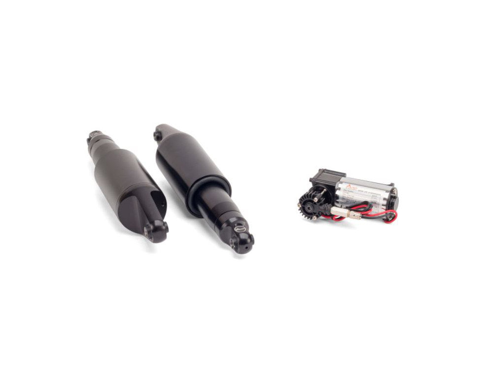 Rear Air Shock Absorbers - Black. Fits Trike 2009up.