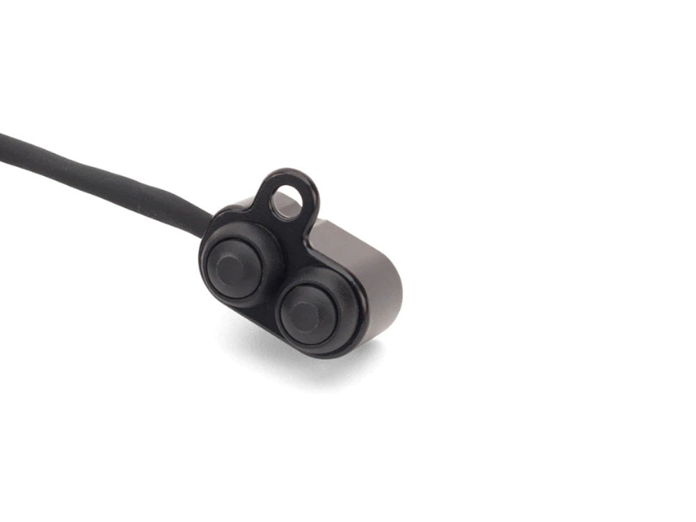 Rear Air Shock Absorbers - Black. Fits Dyna 1991-2007.