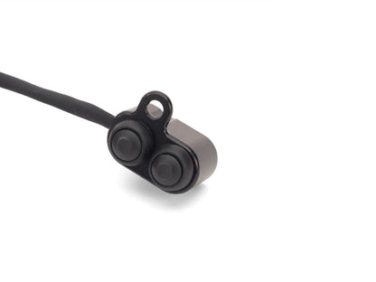 Rear Air Shock Absorbers - Black. Fits Dyna 1991-2007.
