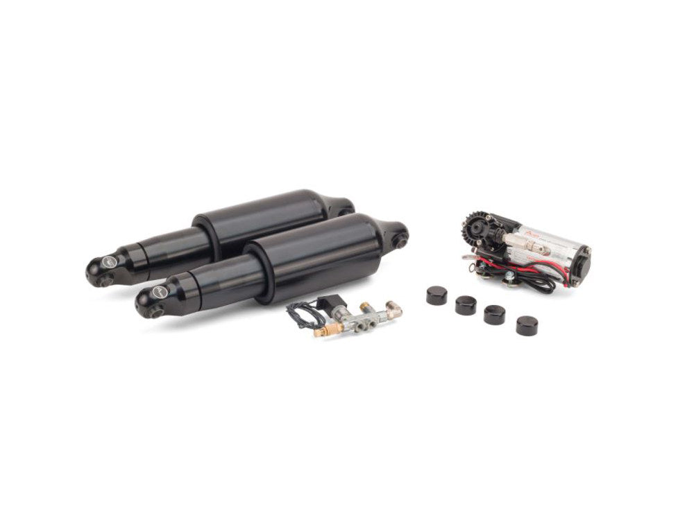 Rear Air Shock Absorbers - Black. Fits V-Rod 2007-2017.