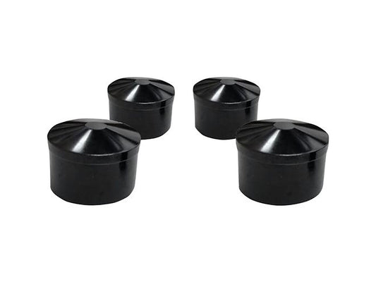 Smooth Head Bolt Covers - Black. Fits Big Twin 1985-2017 & Sportster 1986-2021