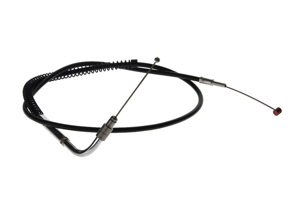 31.5in. Long Black Vinyl Throttle Cable. Fits Big Twin 1996-2017