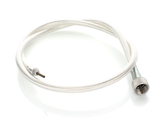 36in. Speedo Cable with 16mm Nut - Platinum Braided.