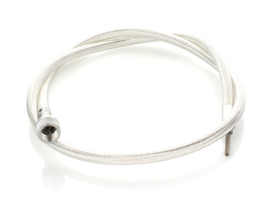 35in. Speedo Cable with 12mm Nut - Platinum Braided.