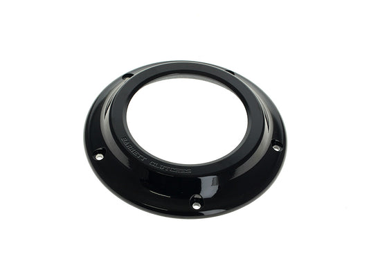 Scorpion Series Clear Derby Cover - Black. Fits Touring 2016up