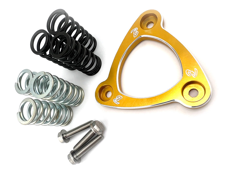 Stinger High Pressure Clutch Spring Retainer - Gold. Fits CVO Big Twin 2013up, 'S' Models 2016up, Softail 2018up & Touring 2017up