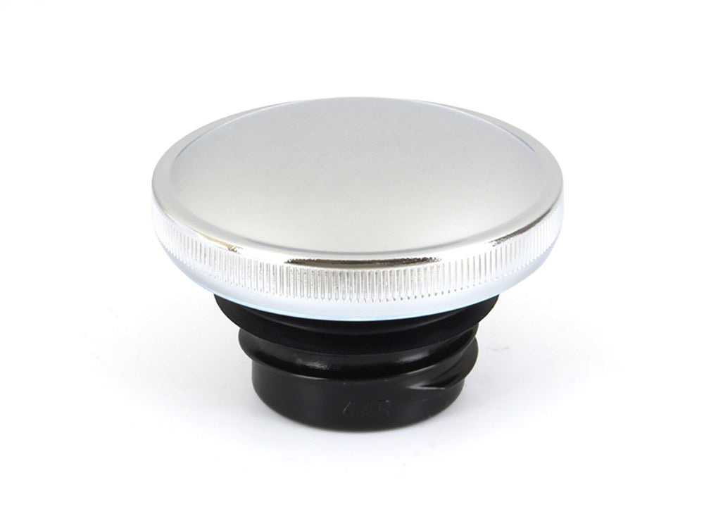 Screw-In Fuel Caps - Chrome. Fits H-D 1982-1995.