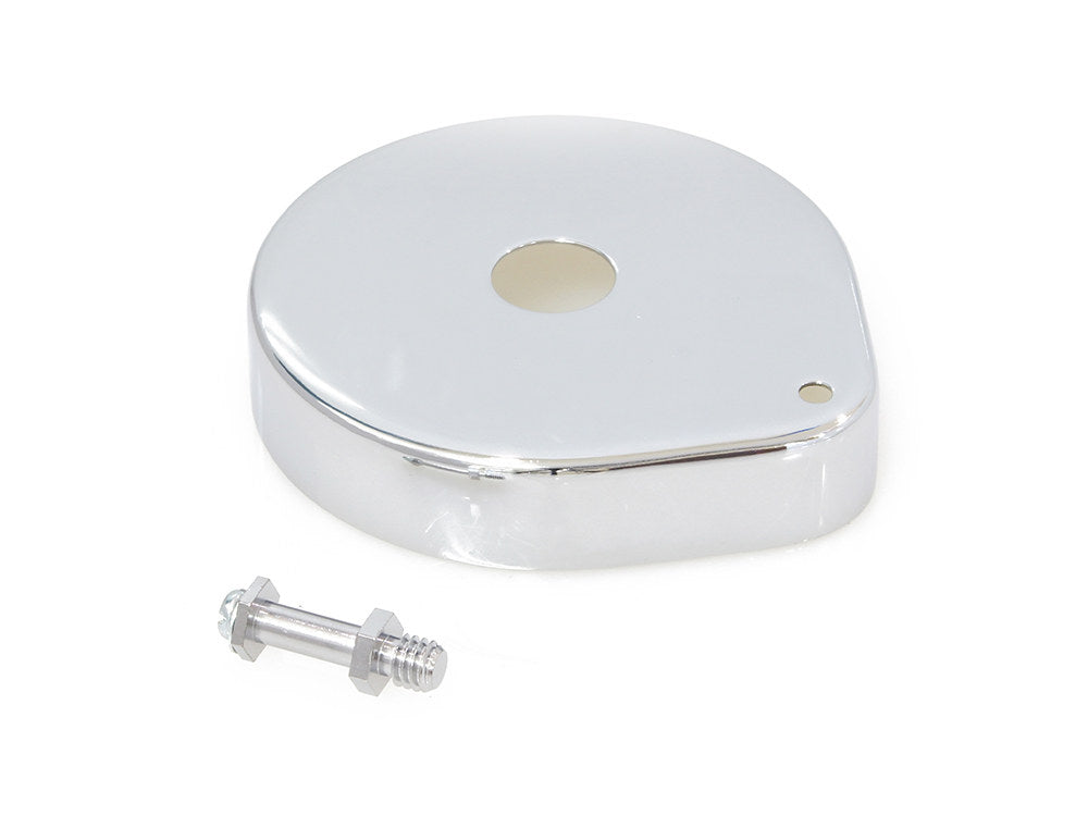 Kick Start Spring Cover - Chrome. Fits Big Twin 1936-1984.