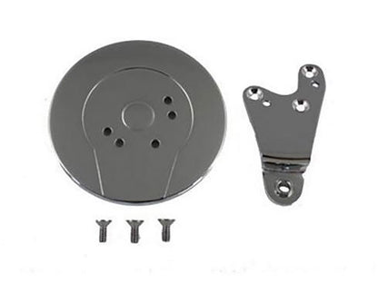 Dust Shield & Shift Lever Kit - Chrome. Fits FLH 1952-Early 1979 with 4 Speed Ratchet Lid Transmission.