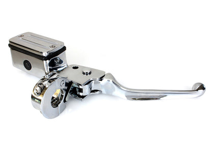Front Brake Master Cylinder - Chrome. Fits Big Twin & Sportster 1982-1995 Models with Single Disc Rotor.