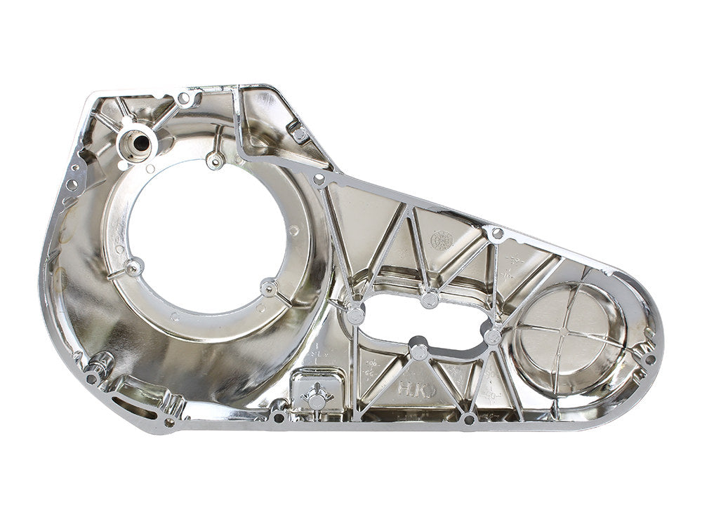Outer Primary Cover - Chrome. Fits 4Spd FX 1965-1986 & Softail 1984-1988.