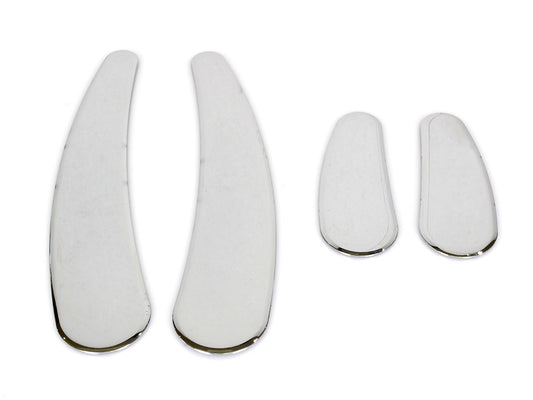 Frame Inserts - Chrome. Fits Softail 1986-2006.