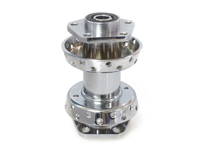 Rear Wheel Hub - Chrome. Fits Big Twin & Sportster 1986-1999.
