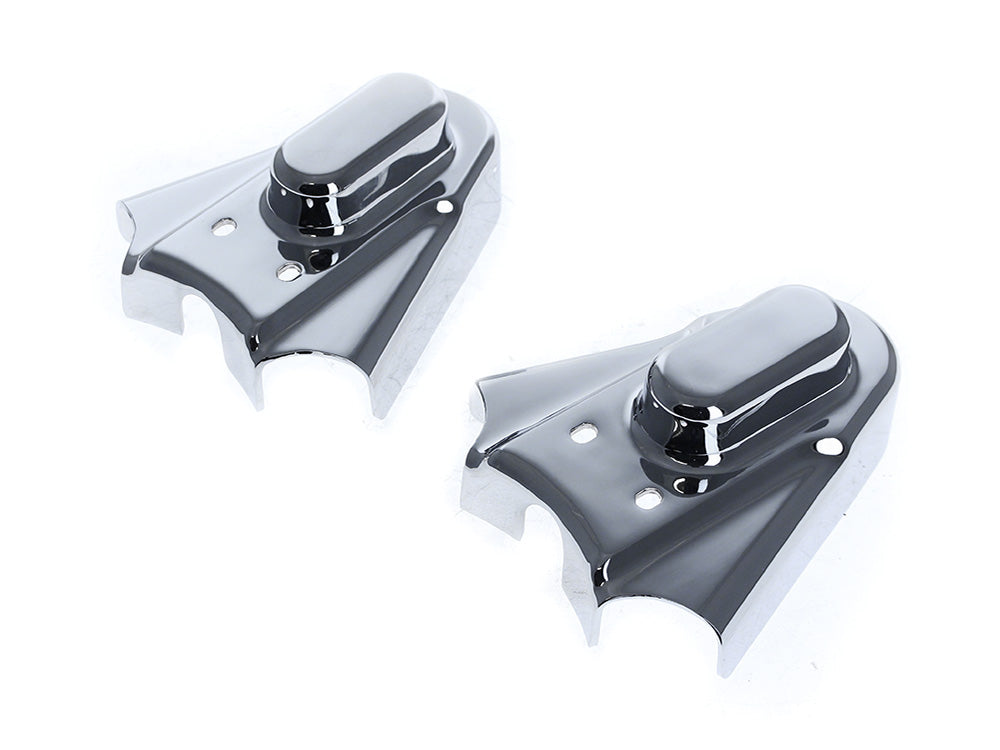 Rear Axle Covers - Chrome. Fits Softail 1986-2007