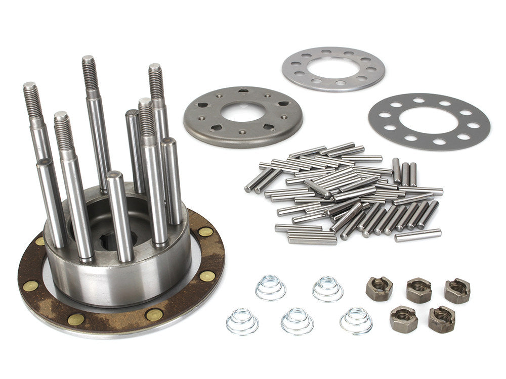 5 Stud Clutch Hub with Long Rollers. Fits 4Spd Big Twin 1936-1984 with Original H-D Dry Clutch