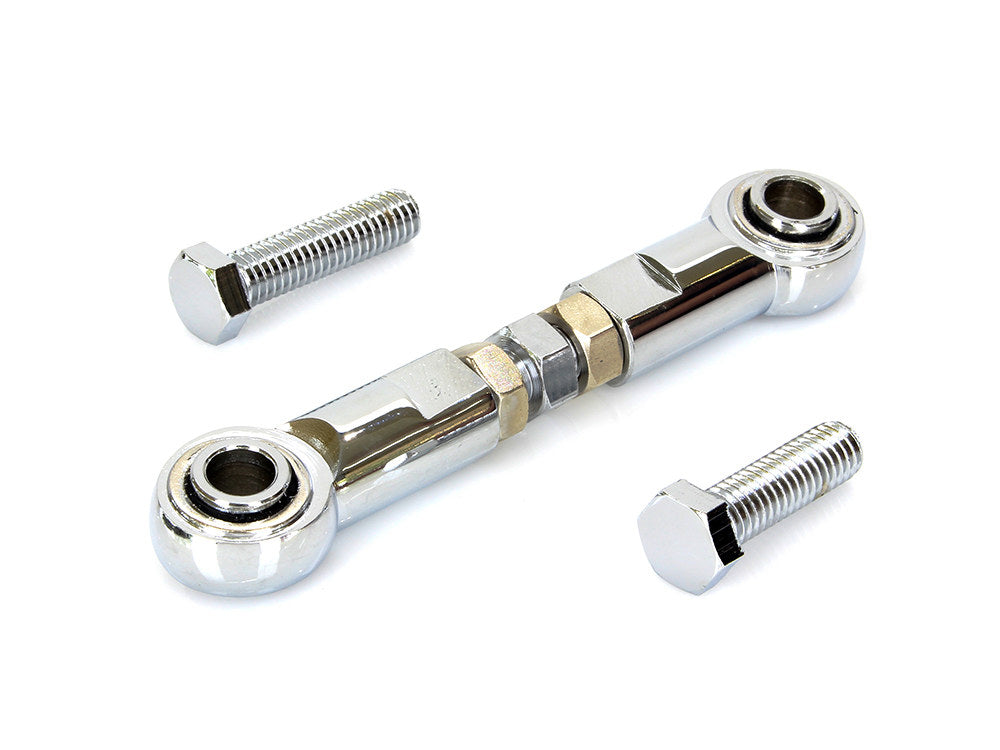 Adjustable Engine Stabilizer Link - Chrome. Fits FXR 1982-1994, Touring 1980-2008 & Dyna 1991-1994