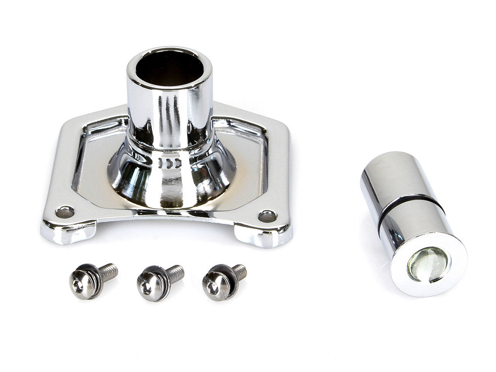 Electric Start Switch - Chrome. Fits Big Twin 1989-2006 & Sportster 1991-2021 with 1200cc Engine.