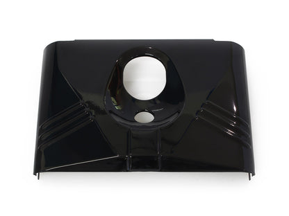 Headlight Tins - Gloss Black. Fits FL Softail 1986-2017.