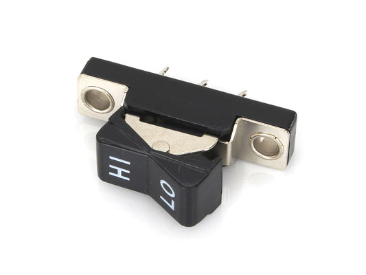 Hi/Low Handlebar Switch - Black. Fits Big Twin & Sportster 1972-1981.
