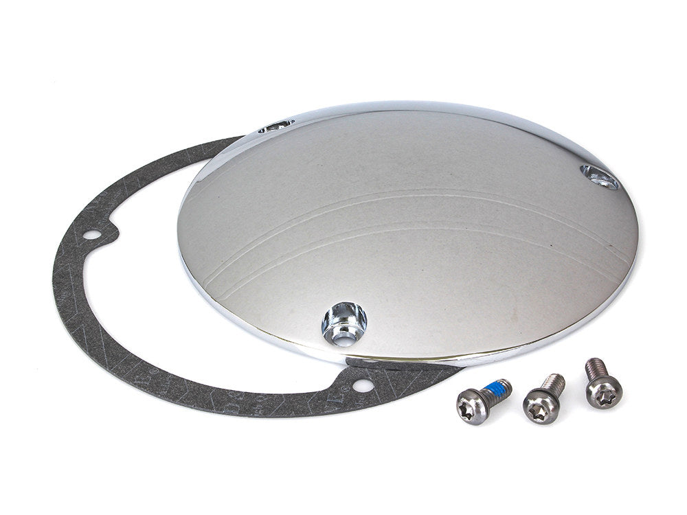 Derby Cover - Chrome. Fits Big Twin 1970-1998.