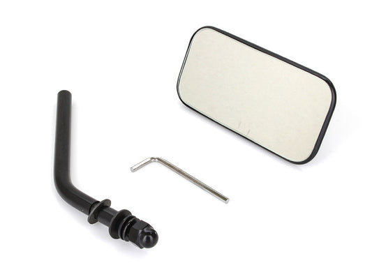 Rectangular Mirror - Black. Fits Left or Right.