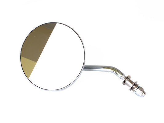 4in. Round Mirror with Short Stem - Chrome. Fits Left.