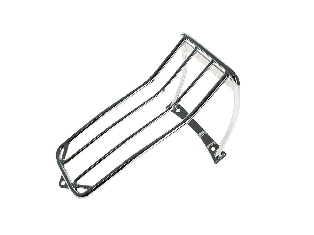 Luggage Rack - Chrome. Fits FX Softail 2000-2005 with 150 Tyre & Bob Tail Fender.