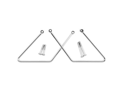 Saddlebag Supports - Chrome. Fits Softail 2000-2017 non 200 Tyre Models